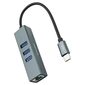 hub usb c 4 en 1 – 3 ports usb 3.0 + ethernet rj45 gigabit sale! 20%