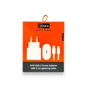 chargeur secteur usb c dinex 20w pour iphone